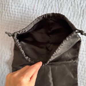Black Drawstring Pouch